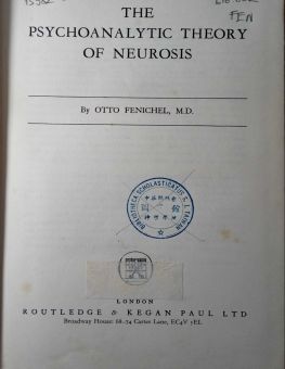 THE PSYCHOANALYTIC THEORY OF NEUROSIS